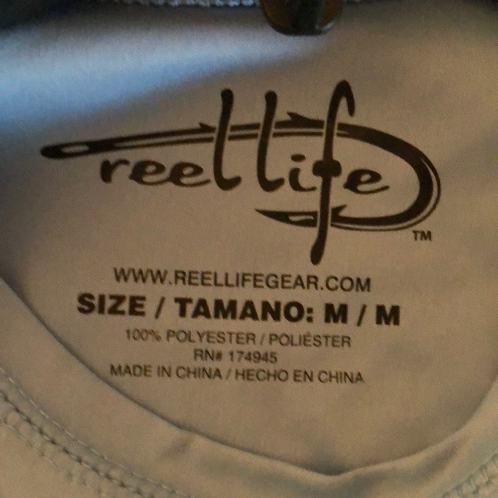 Reel Life Light Blue Combat Gear Performance Shirt - M - Picture 3 of 4